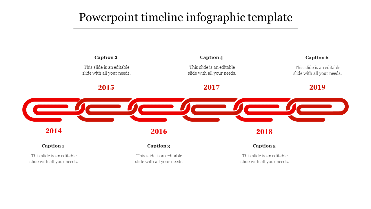 powerpoint timeline infographic template-Red